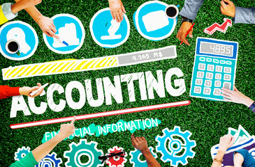 Wall Mural - Accounting Finance Money Banking Business Concept