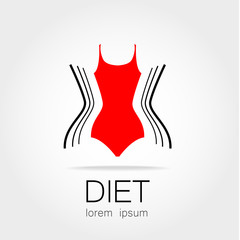 Sticker - diet logo