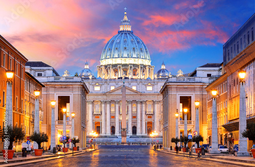 Naklejka na szybę Rome, Vatican city