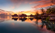 Sonnenuntergang auf Bora Bora 