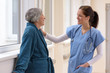 © CandyBox Images - Nurse caring for senior patient