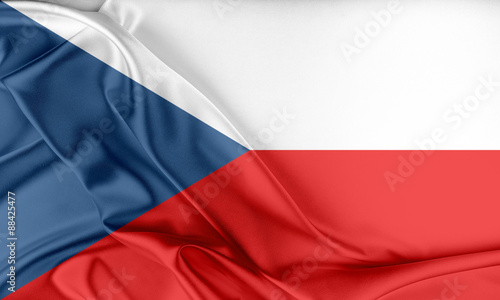 Czech Republic Flag. Poster Mural XXL