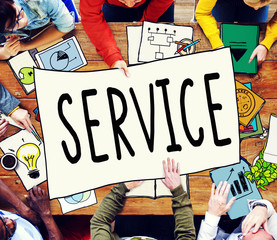 Sticker - Service Loyalty Strategy Customer Help Concept