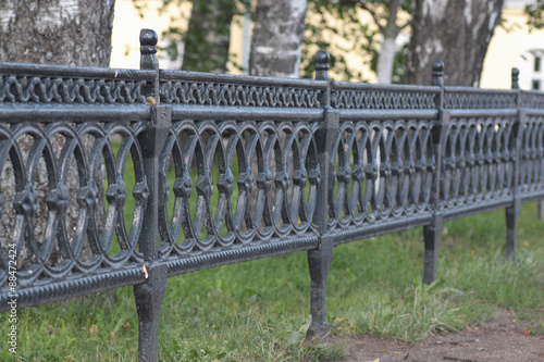 Wrought Iron Fence Decoration Buy This Stock Photo And Explore