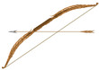 elven longbow and arrow