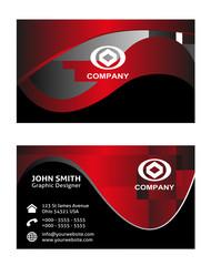 Vector abstract creative business cards
