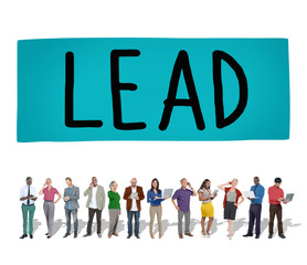 Wall Mural - Lead Leader Authority Boss Director Business Concept