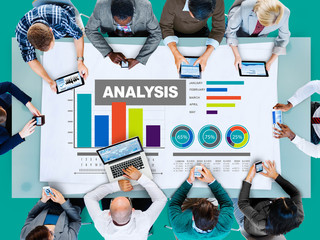 Sticker - Analysis Analytics Bar graph Chart Data Information Concept