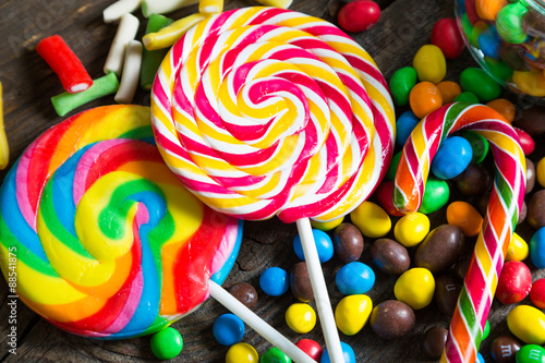 Obraz Dibond Colorful candy