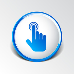 click. hand icon pointer. vector finger pointer