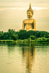 Wall Mural - buddha statue