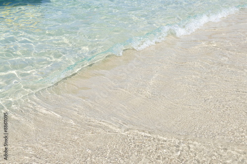 Va Et Vient Des Vagues Déferlant Sur La Plage Buy This