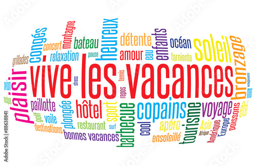 Vive Les Vacances Stock Vector Adobe Stock Vive Les Vacances Stock Vector Adobe Stock
