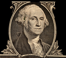 Portrait Of First U.S. President George Washington