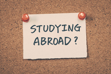 Wall Mural - Studying abroad