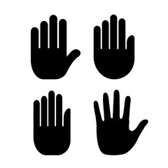 human hand palm icon
