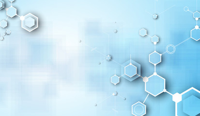 abstract technology background business & development direction