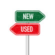 © relif - New and used signpost