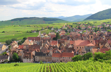 Wall Mural - Alsace village de Riquewihr
