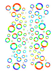 Poster - Design of creative colors bubbles