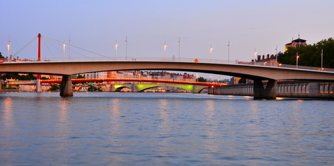 Wall Mural - lyon , quais de saone