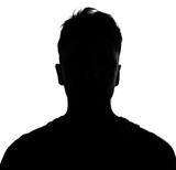 Fototapeta Pomosty - Male person silhouette