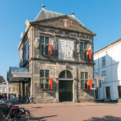 Wall Mural - Old cheese weigh house - now museum on Market Square in the city of Gouda, Netherlands