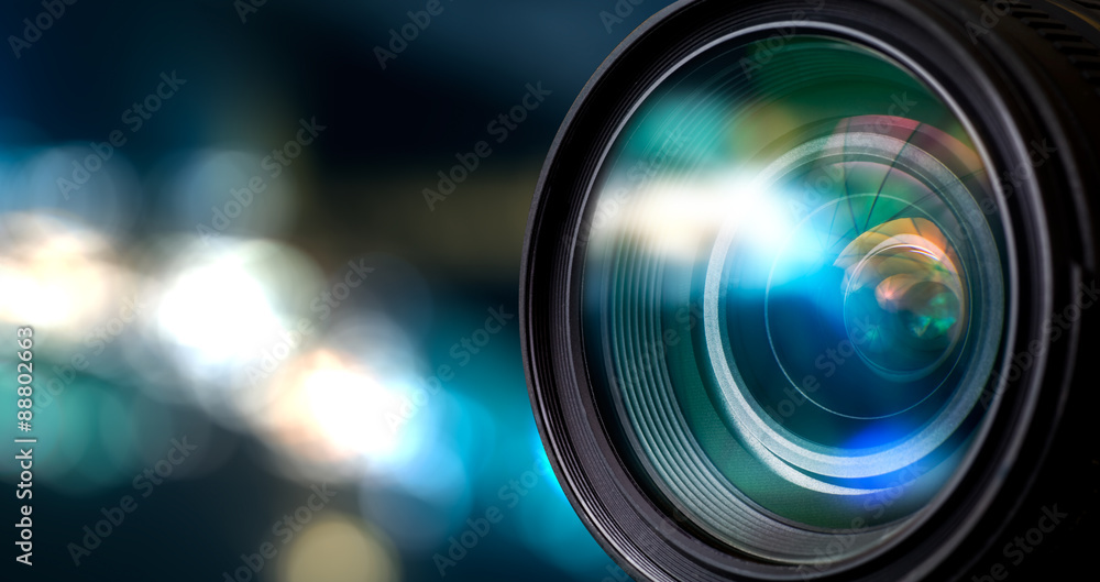 Camera lens - obrazy, fototapety, plakaty 