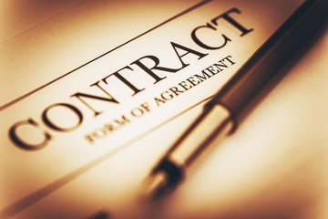 contract signing concept
