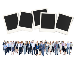 Poster - polaroid paper instant camera photography media concept