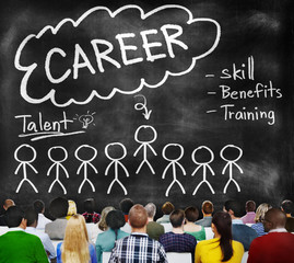 Wall Mural - Career Talent Skill Talent Benefits Occupation Concept