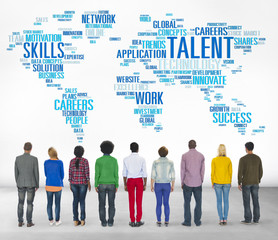 Poster - Talent Expertise Genius Skills Professional Concept