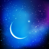 księżyc tło wektor