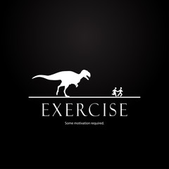 Motivation template for couples - dinosaurs design