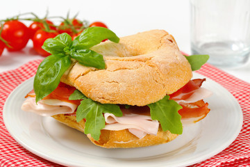 Poster - Dry-cured ham sandwich