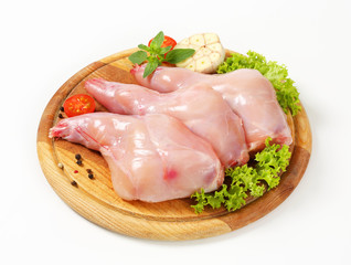 Poster - Raw rabbit meat