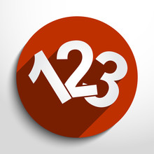 Vector 123 Numbers Icon