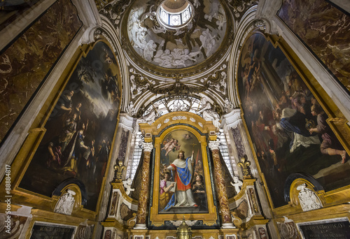 Fotografie, Obraz Saint Louis des Francais church, Rome, Italy