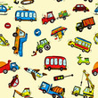 Baby cars pattern