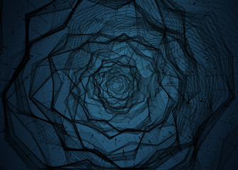 Wall Mural - digital cyber pattern.blue wallpaper creatie abstract background concepts.