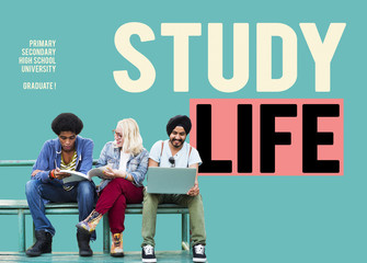 Poster - Study Life Primary Secondary High School University Concept