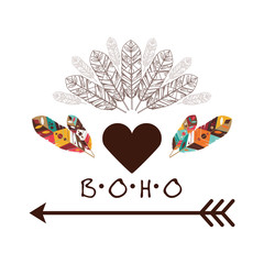 Sticker - boho design