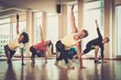 © Nejron Photo - Multiracial group during aerobics class