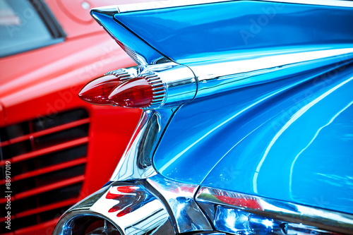 Fotografie, Obraz US-Car Cadillac Eldorado Biarritz Heckflosse