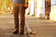 © opolja - Fashion male look. Detail of trendy clothes stylish young handso