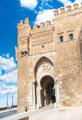 Wall Mural - Toledo, gate of Puerta del Sol (The sun door) Spain.