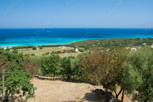 Plage De Bodri Corbara Corse Buy This Stock Photo And