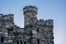 Stone Castle At Dusk