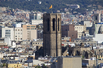 Wall Mural - View of Barcelona, Spain