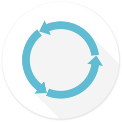 Leinwandbilder - refresh flat design modern icon